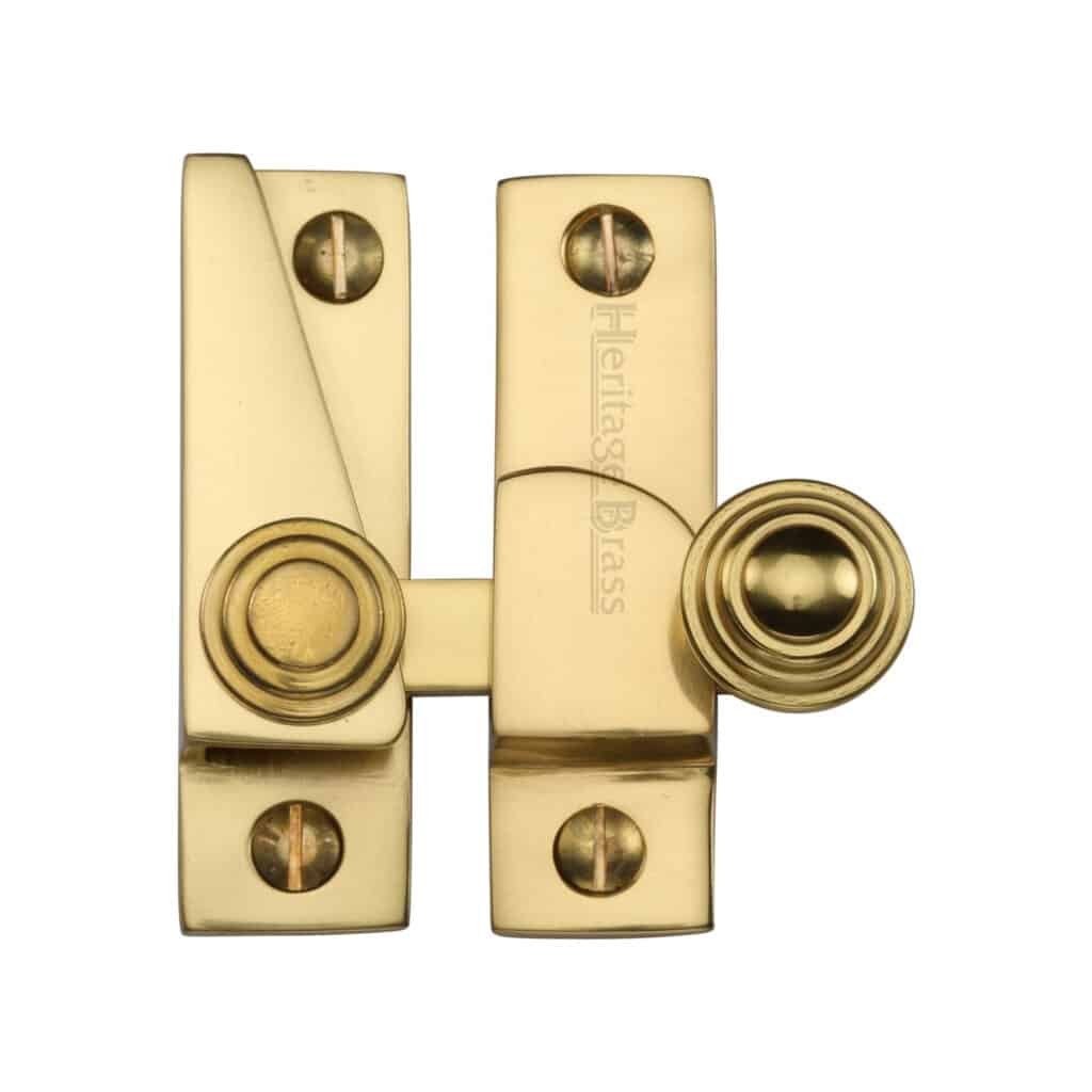 Heritage Brass Door Handle Lever Latch on Round Rose Lisboa Design Antique Brass Finish 1