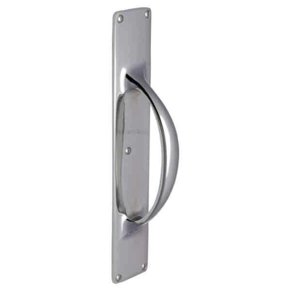 Heritage Brass Door Handle Lever Latch on Round Rose Admiralty Design Polished Nickel Finish 1