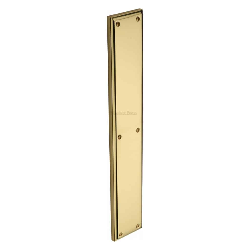 Heritage Brass Door Handle Lever Latch on 53mm Round Rose Bedford Design Polished Chrome Finish 1