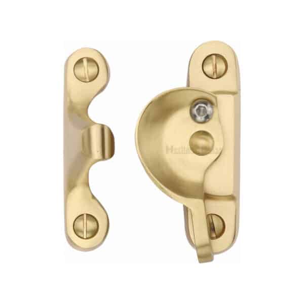 Heritage Brass Door Handle Lever Latch Sophia Design Polished Brass Finish 1