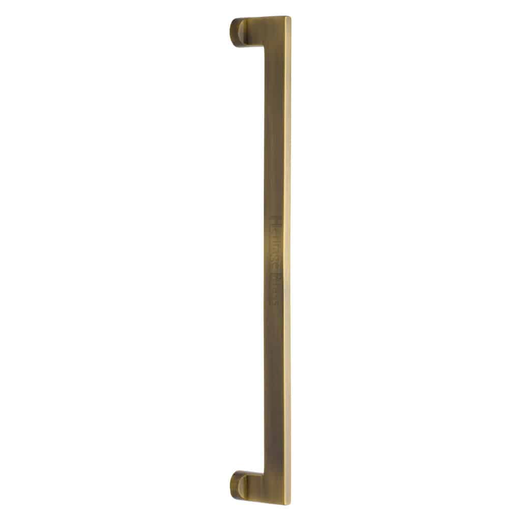 Heritage Brass Cabinet Pull Partial Knurled Design with Rose 96mm CTC Satin Brass finish 1