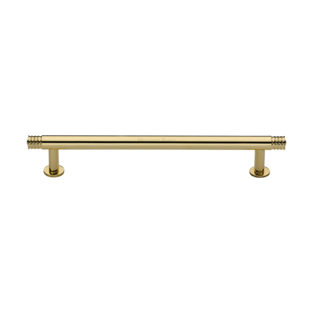 Heritage Brass Door Handle for Euro Profile Plate Windsor Design Polished Nickel Finish 1