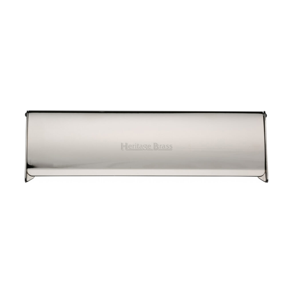 Heritage Brass Door Handle Lever Latch on Round Rose Vienna Design Mercury Finish 1