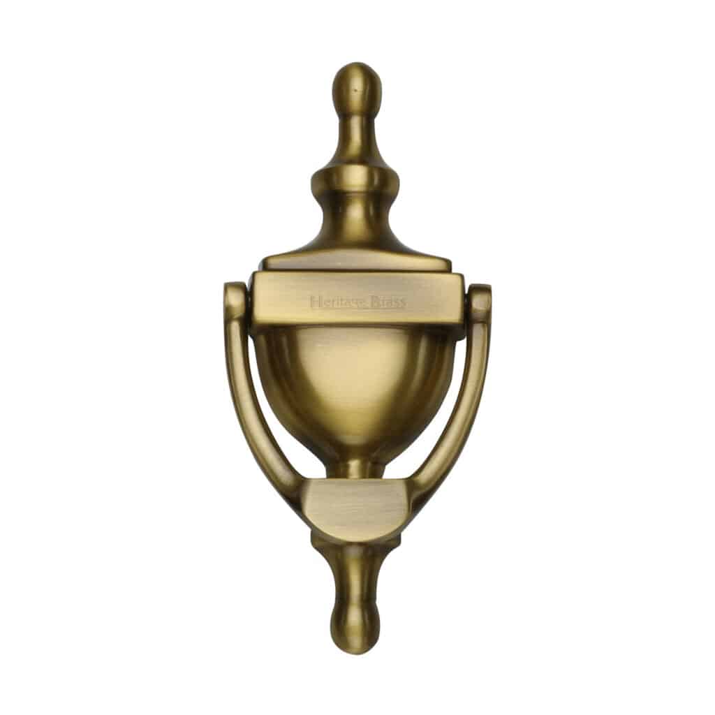 Heritage Brass Door Handle for Euro Profile Plate Buckingham Design Mercury Finish 1