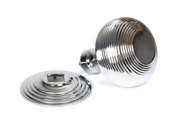 Polished Chrome Beehive Centre Door Knob - Image 2