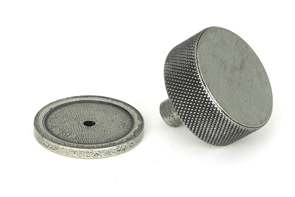 Pewter Brompton Cabinet Knob - 38mm (Plain) - Image 2