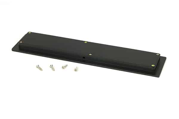 Matt Black 250mm Plain Rectangular Pull - Image 2
