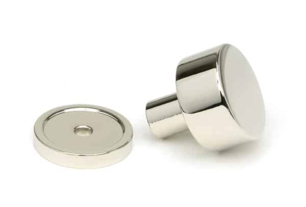 Polished Nickel Kelso Cabinet Knob - 25mm (Plain) - Image 2