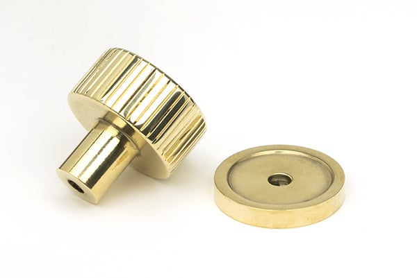Polished Brass Judd Cabinet Knob - 25mm (Plain) 3