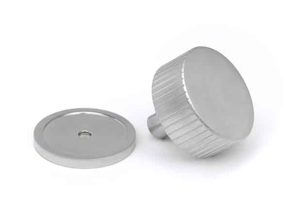 Satin Chrome Judd Cabinet Knob - 38mm (Plain) - Image 2