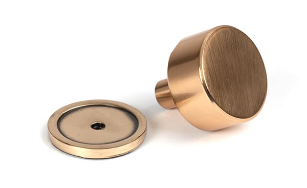 Polished Bronze Kelso Cabinet Knob - 32mm (Plain) - Image 2