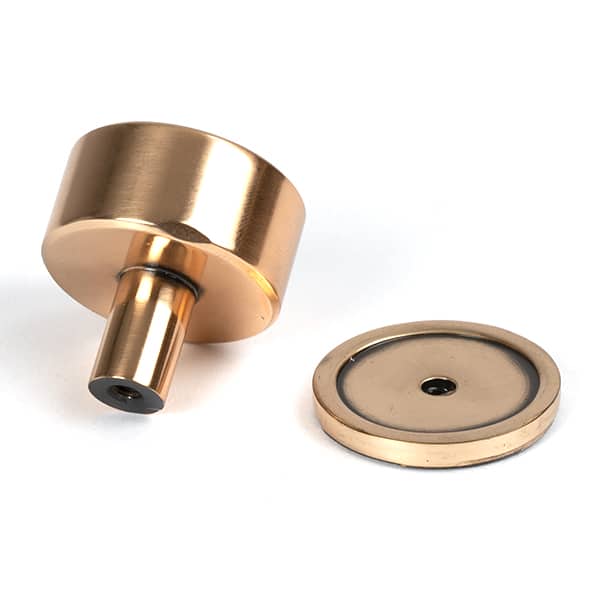 Polished Bronze Kelso Cabinet Knob - 32mm (Plain) 3