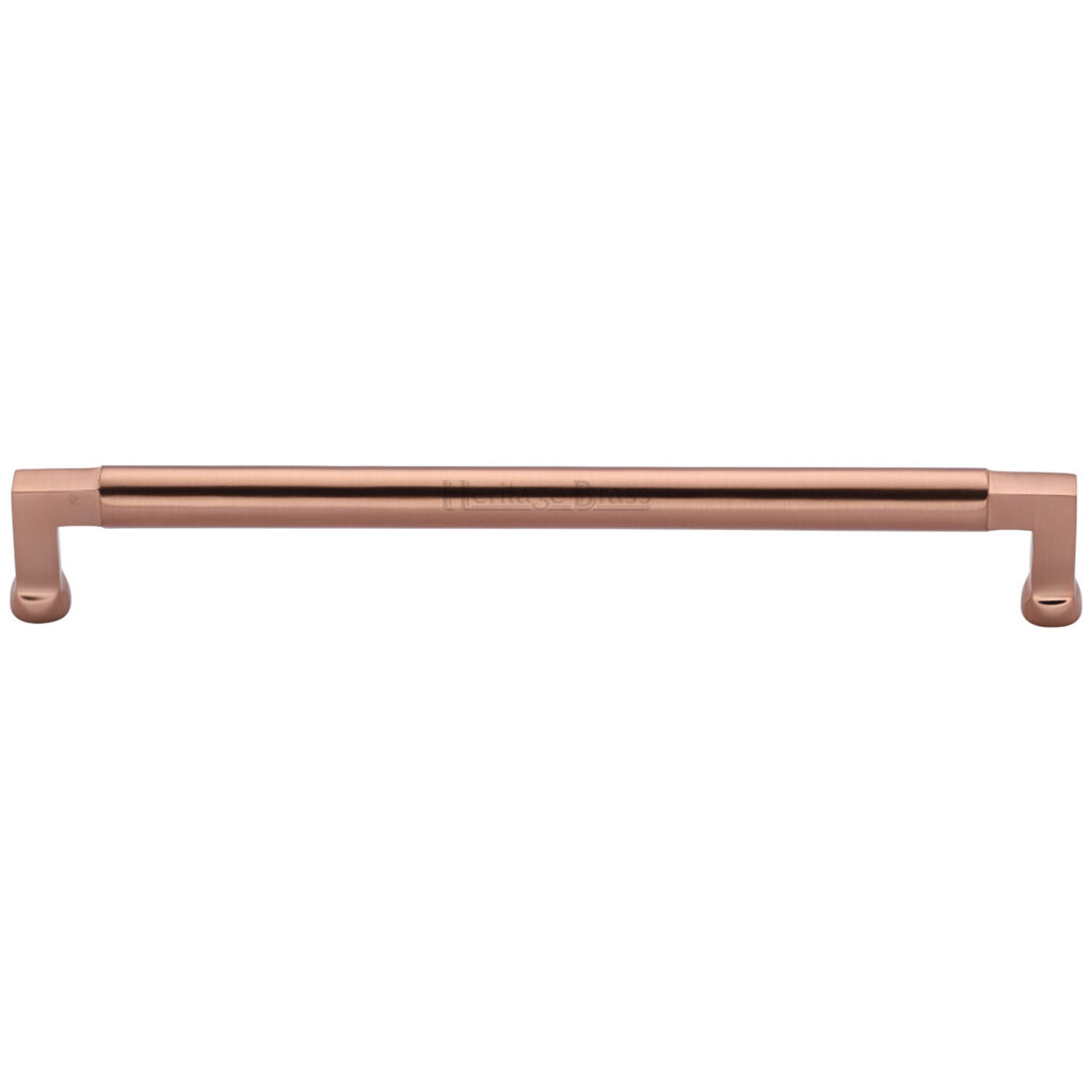 Heritage Brass Cabinet Pull Bauhaus Round Design 152mm CTC Matt Bronze Finish 1