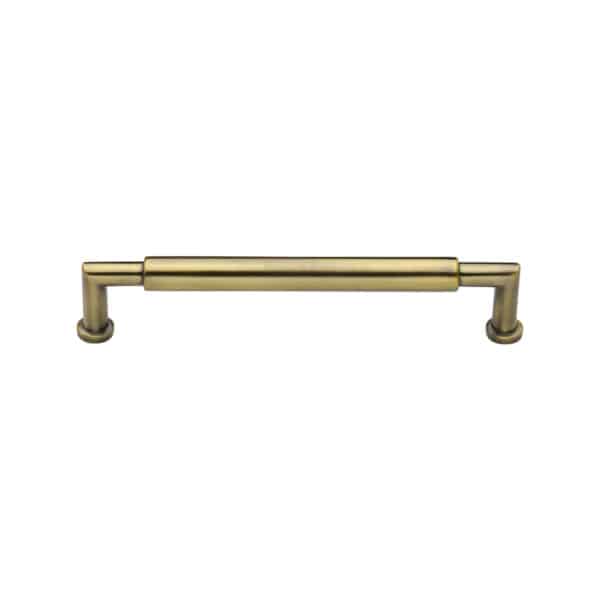 Heritage Brass Cabinet Pull Bauhaus Round Design 152mm CTC Polished Brass Finish 1