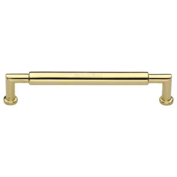 Heritage Brass Cabinet Knob Deco Design 32mm Satin Brass finish 1