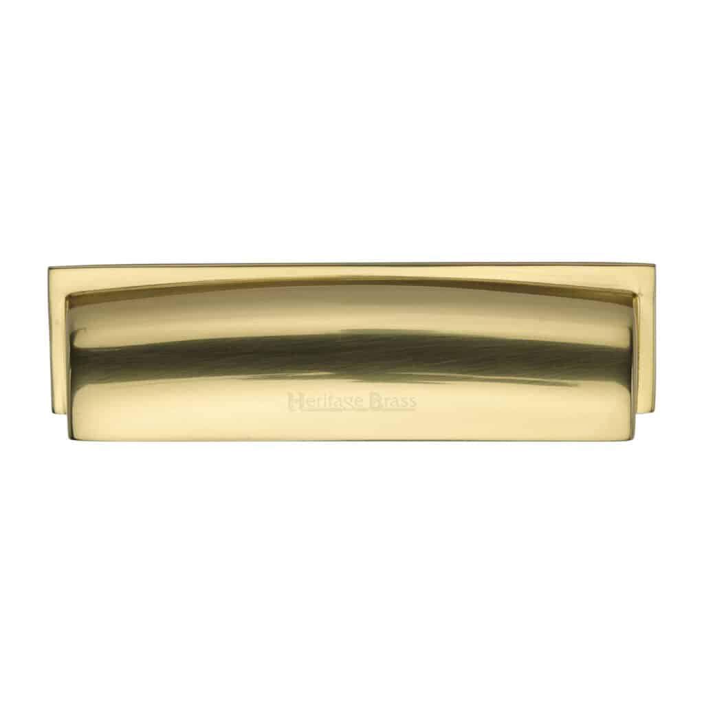 Heritage Brass Cabinet Knob Rectangular Design 47mm Satin Chrome finish 1