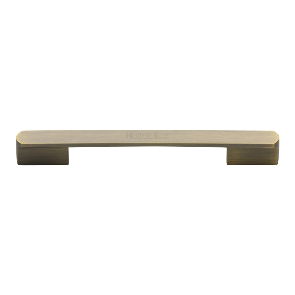 Weave Cabinet Pull Handle 96mm Aged Brass Finish 1