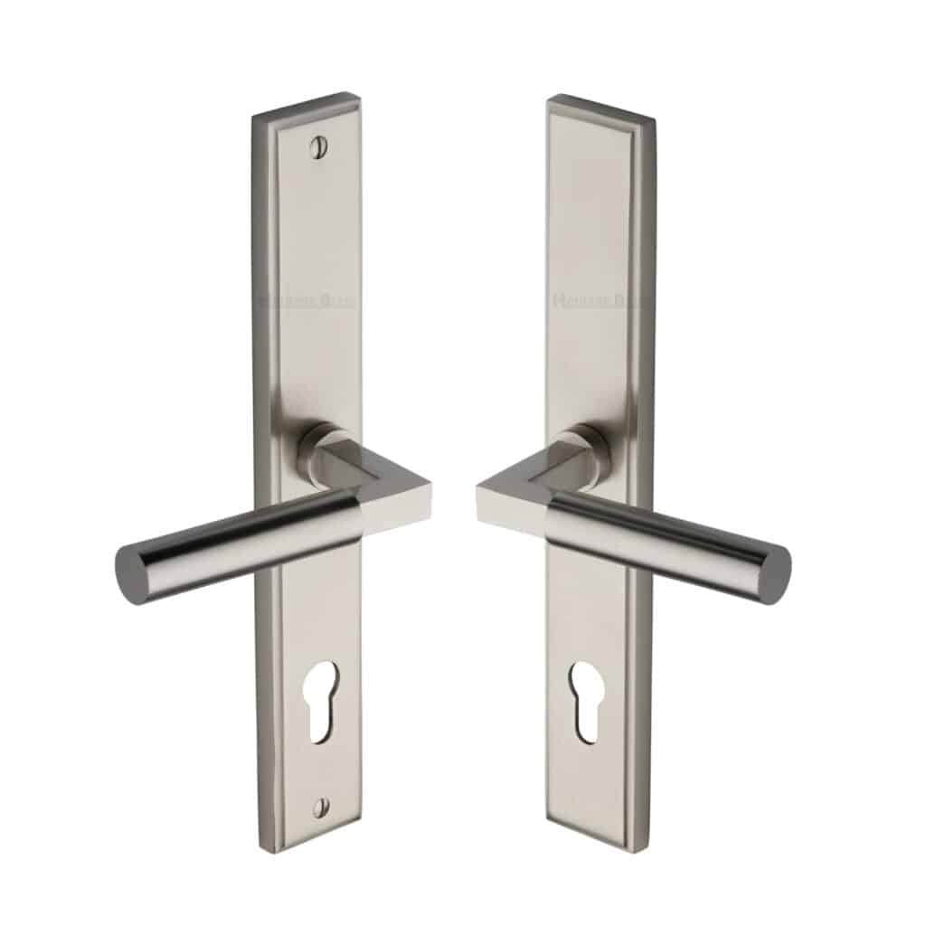 Project Hardware Door Handle Lever Latch Milton Design Polished Brass Finish 1