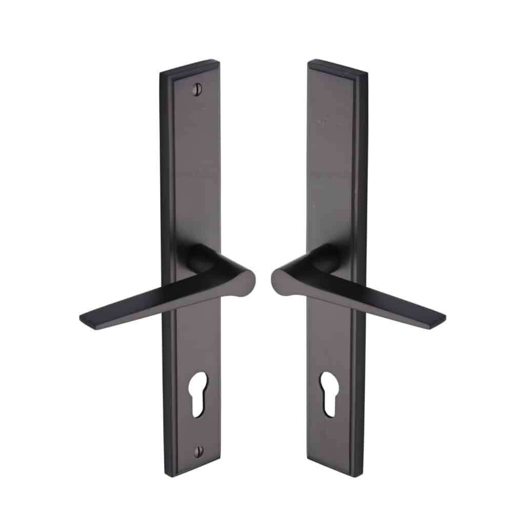 Project Hardware Door Handle for Privacy Set Milton Short Design Polished Brass Finish 1