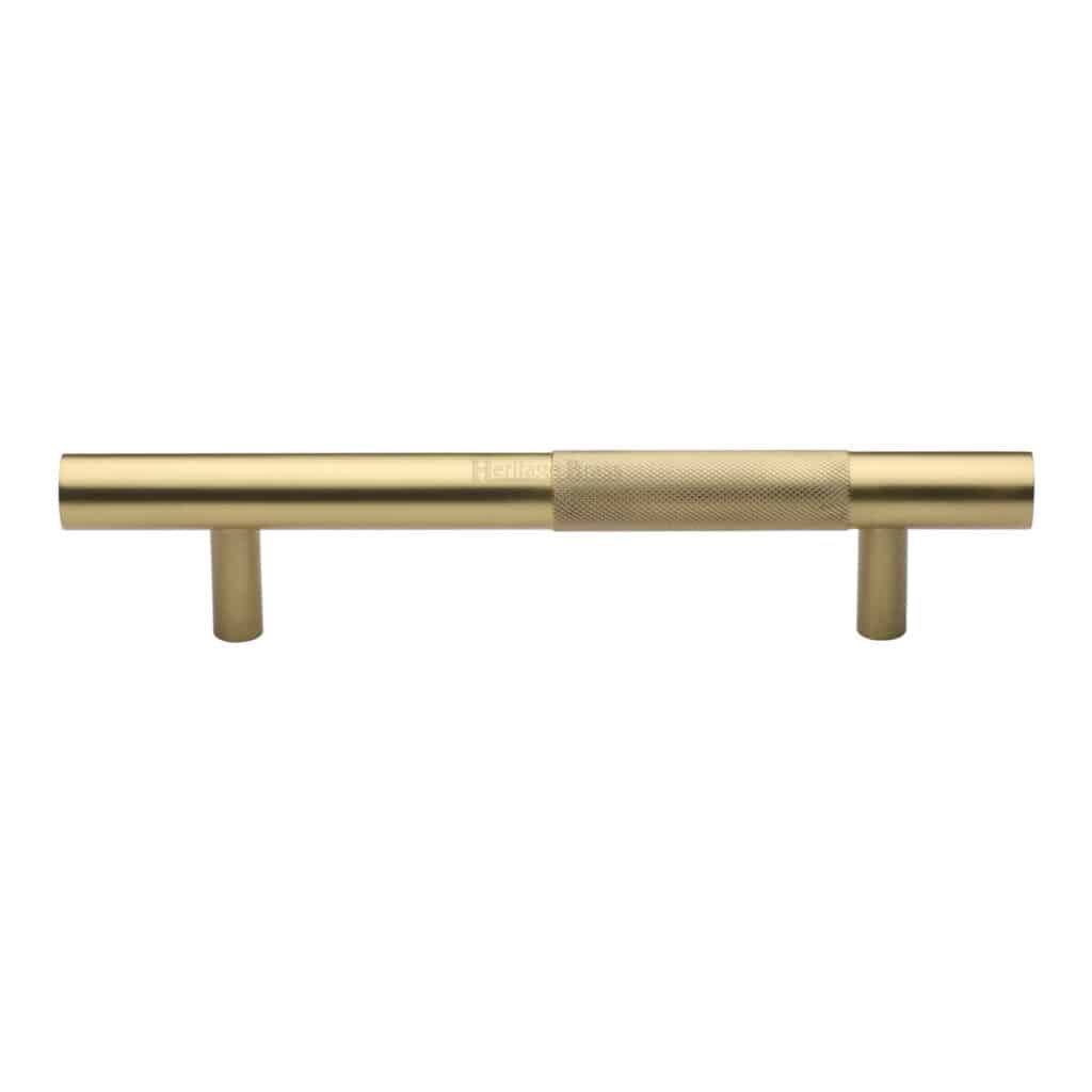 Heritage Brass Door Handle for Privacy Set Victoria Short Design Polished Brass Finish 1