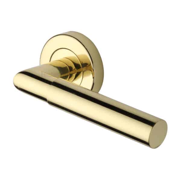 Heritage Brass Door Handle for Bathroom Sophia Design Satin Chrome Finish 1
