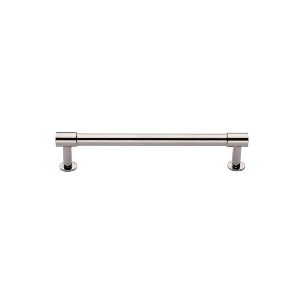 Heritage Brass Door Handle Lever Latch Windsor Design Satin Brass Finish 1