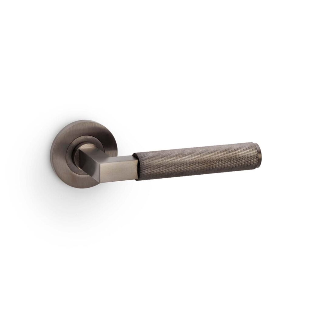 Alexander & Wilks - Square T-Bar Cabinet Pull Handle - Dark Bronze - 192mm 1