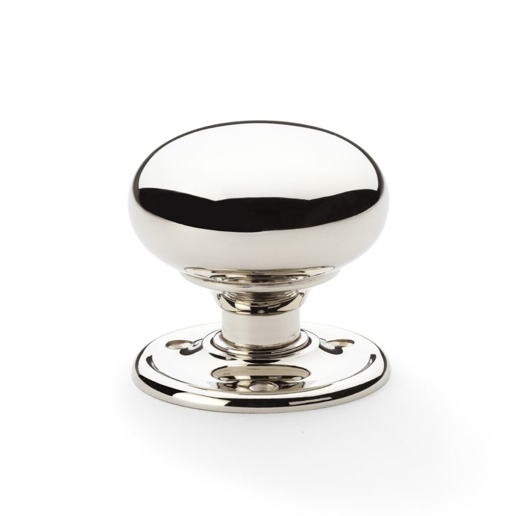 Alexander & Wilks - Hanover Hammered Cupboard Knob - Polished Chrome - 30mm 1