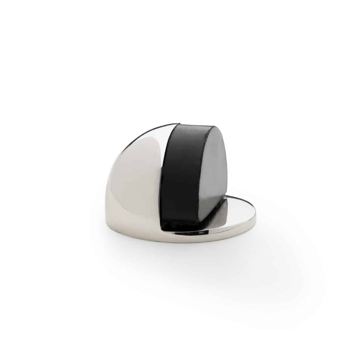 Alexander & Wilks - Caesar Cupboard Knob on Round Rose - Satin Nickel - 25mm 1