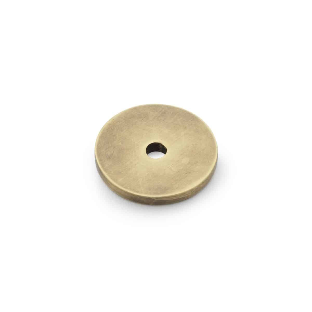 Alexander & Wilks - Circular Backplate - Antique Bronze - Diameter 25mm