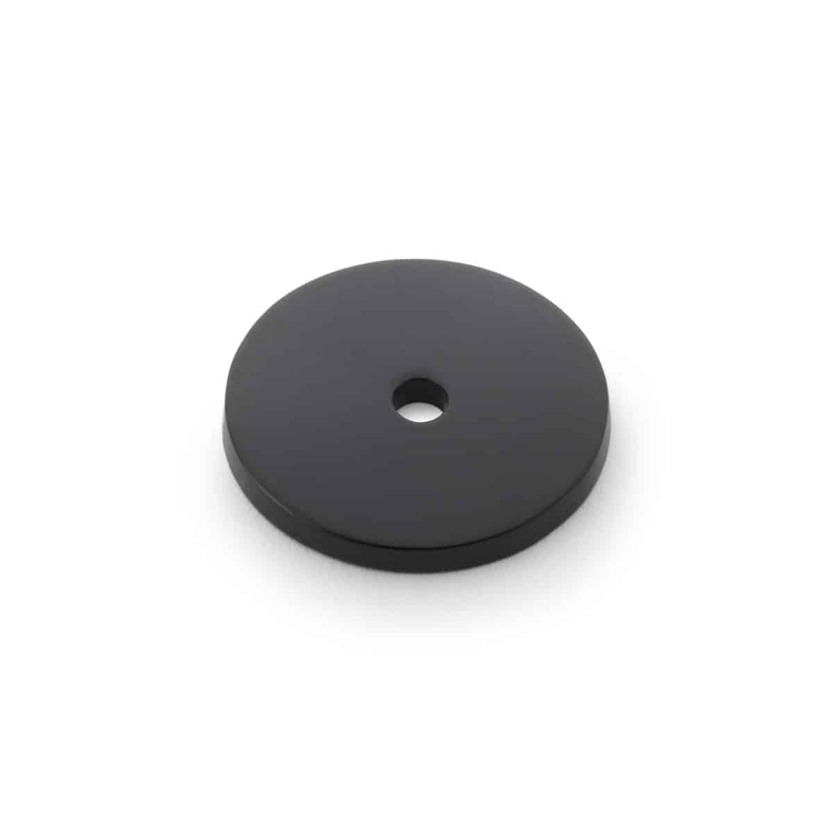 Alexander & Wilks - Circular Backplate - Black - Diameter 30mm