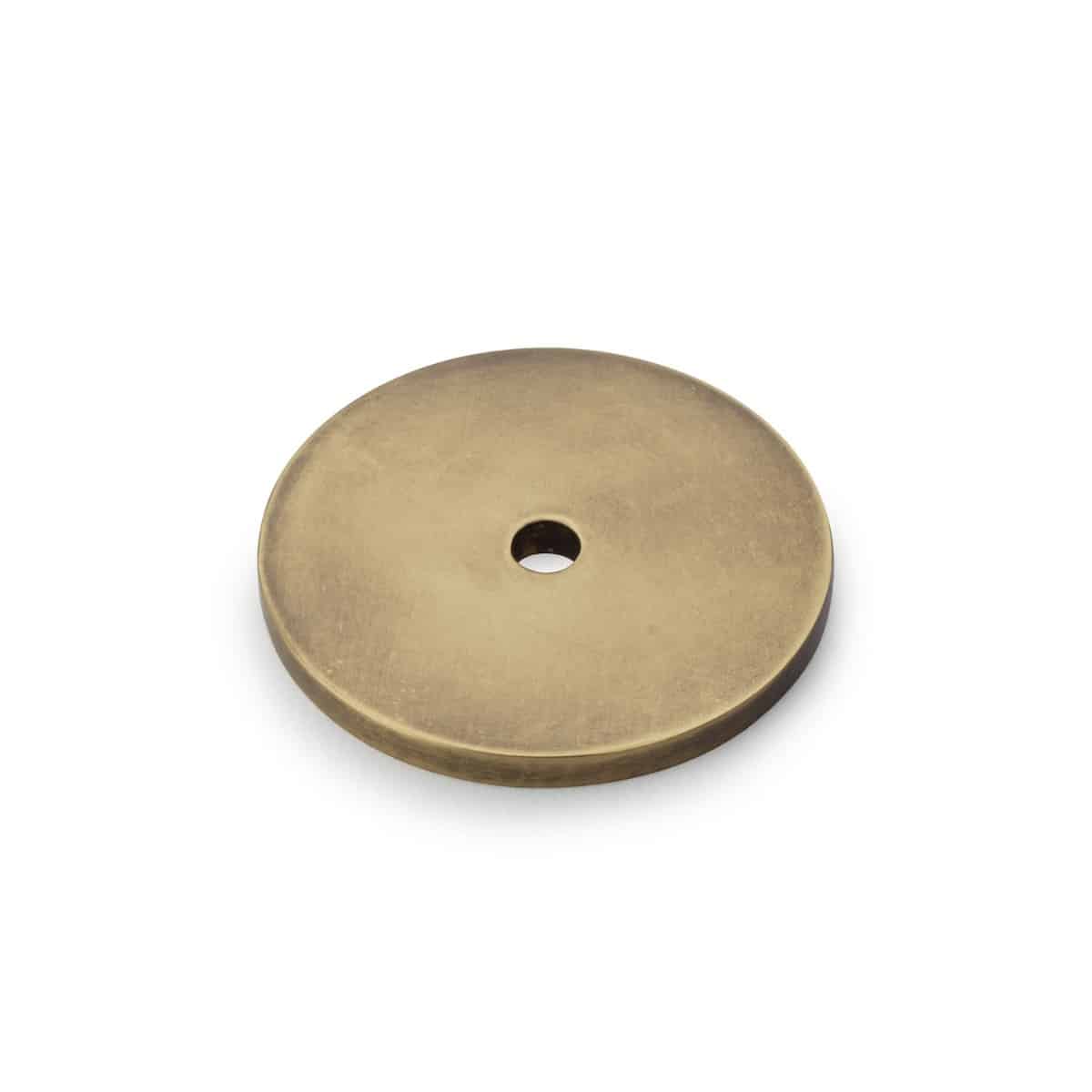 Alexander & Wilks - Circular Backplate - Antique Bronze - Diameter 30mm