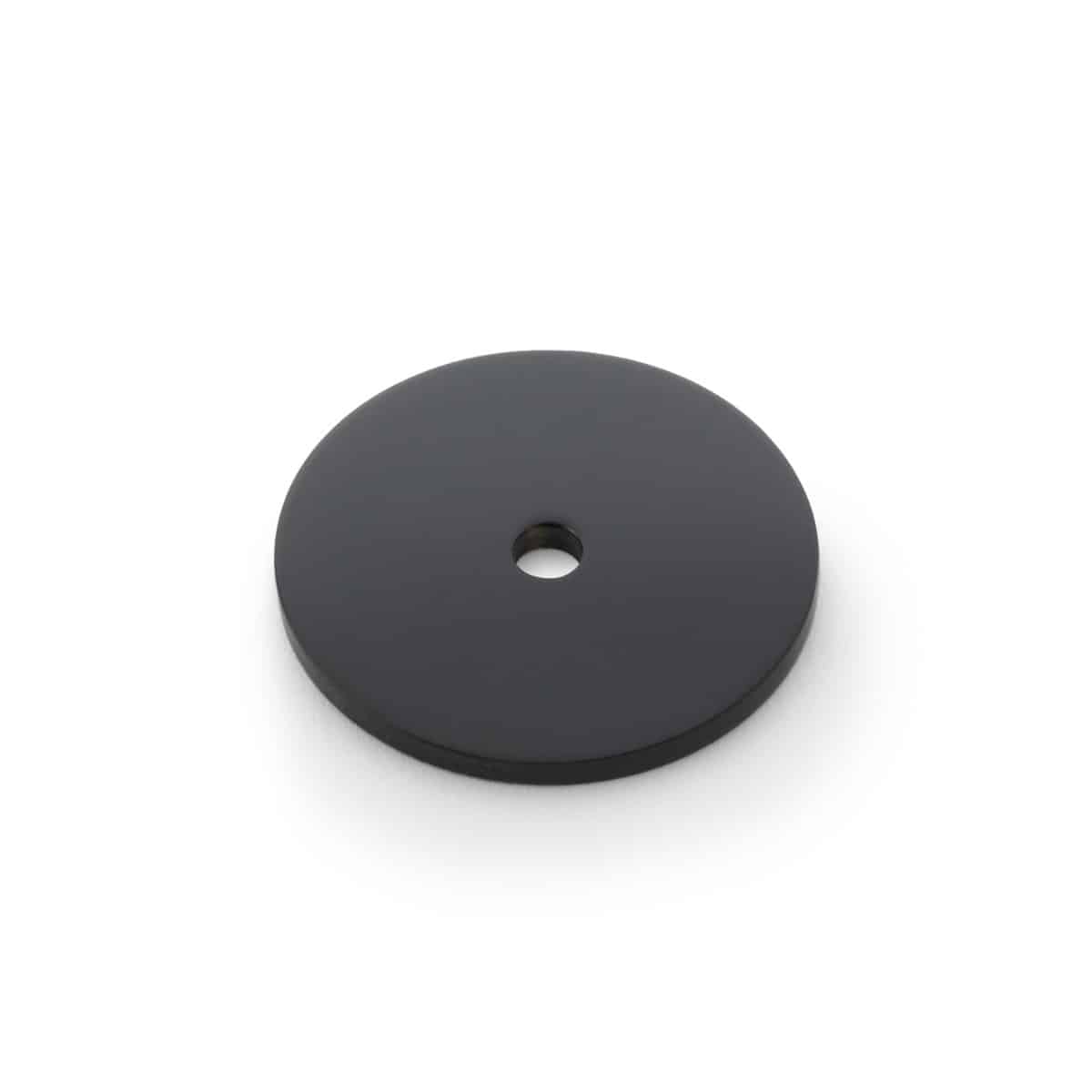 Alexander & Wilks - Circular Backplate - Black - Diameter 35mm