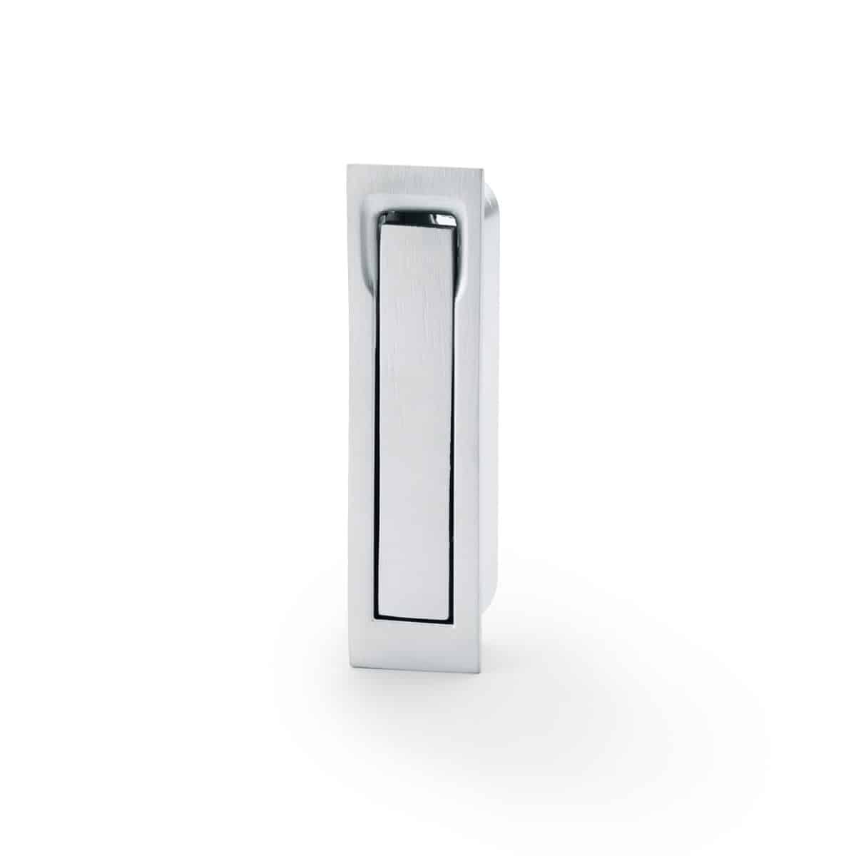 Alexander & Wilks - Square Sliding Door Edge Pull - Satin Chrome