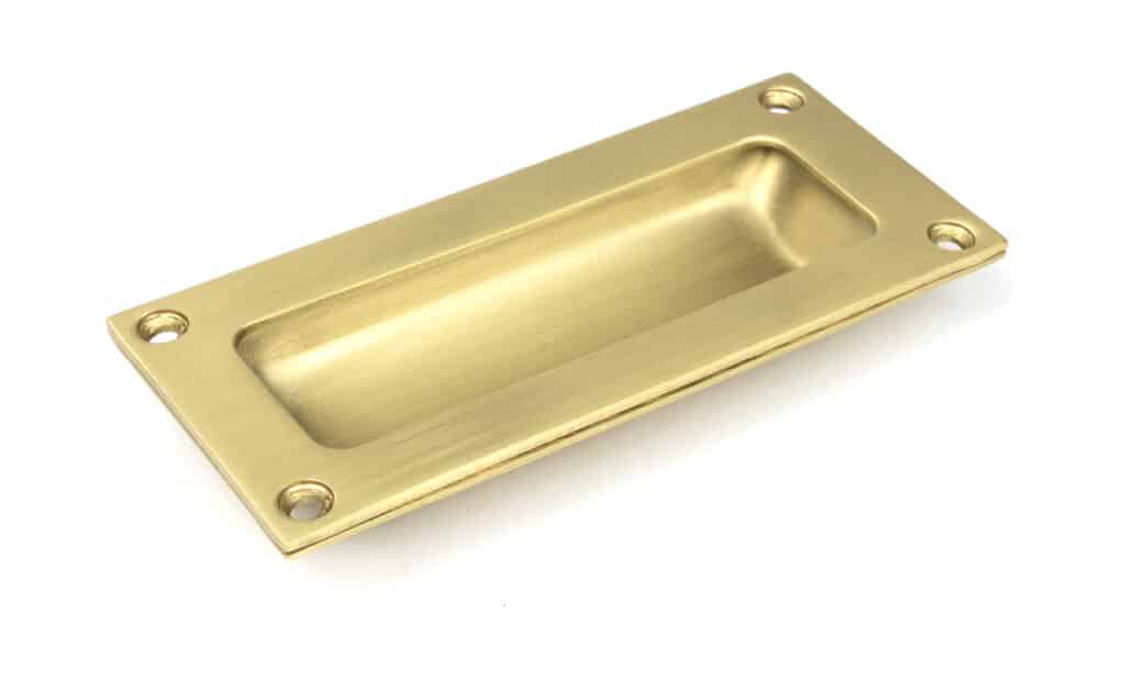 Satin Brass Flush Handle 1