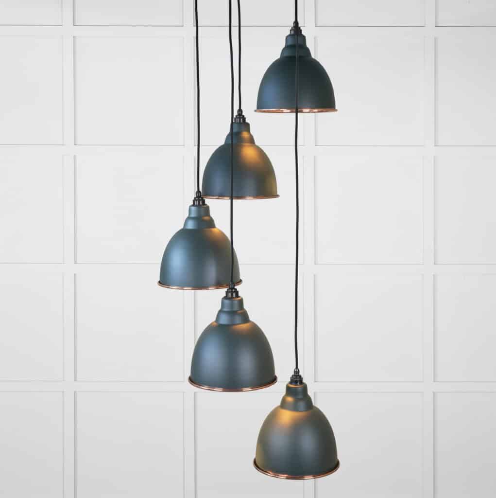 Smooth Copper Brindley Cluster Pendant in Dingle 1