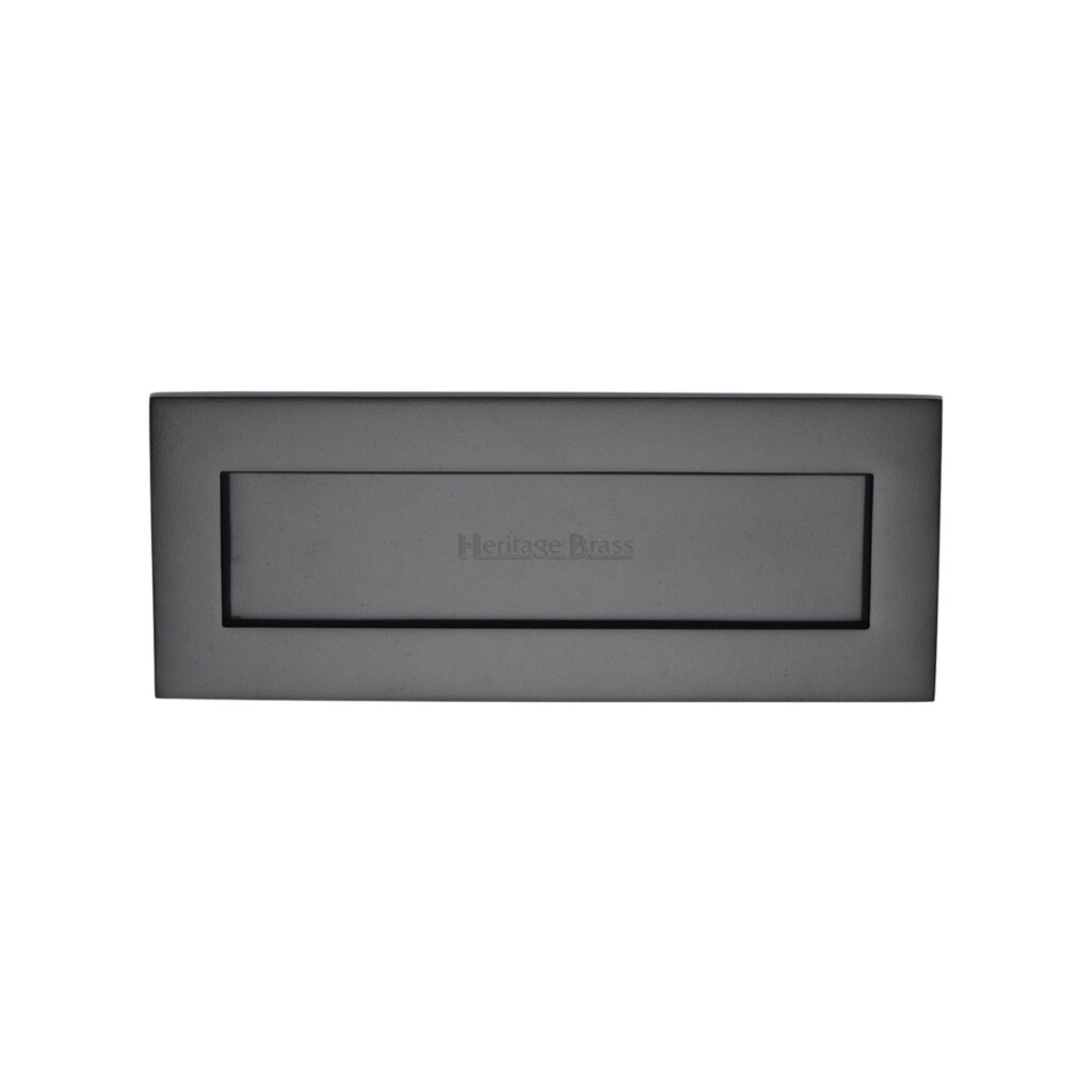 Heritage Brass Letterplate - Matt Black