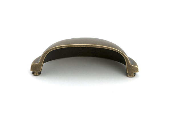 Burnished Brass Regency Concealed Drawer Pull - Image 3