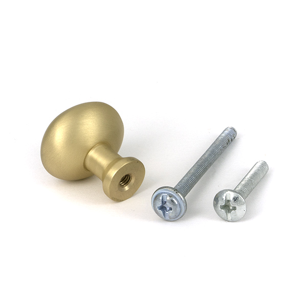 Satin Brass Moore Cabinet Knob - 25mm - Image 5