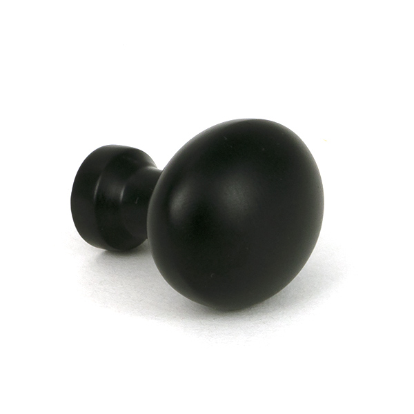 Matt Black Moore Cabinet Knob - 25mm - Image 3