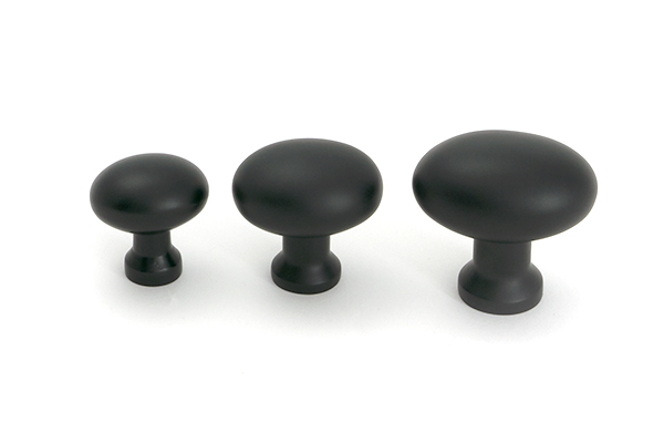 Matt Black Moore Cabinet Knob - 25mm - Image 6