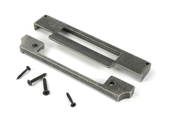 Pewter ½" Rebate Kit for Euro Sash Lock - Image 3