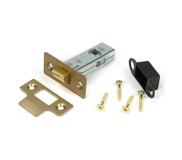 Satin Brass 2½" Tubular Mortice Latch - Image 3