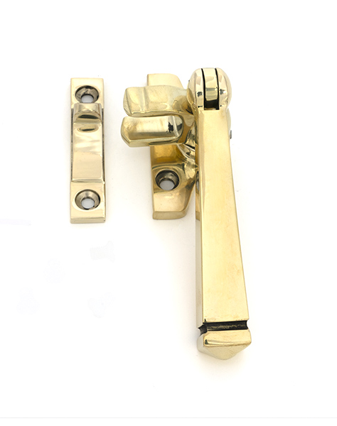 Polished Brass Night-Vent Locking Avon Fastener (Steel Window) - Image 3