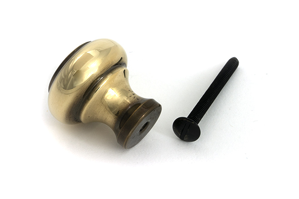 Aged Brass Regency Cabinet Knob - Small - Image 5